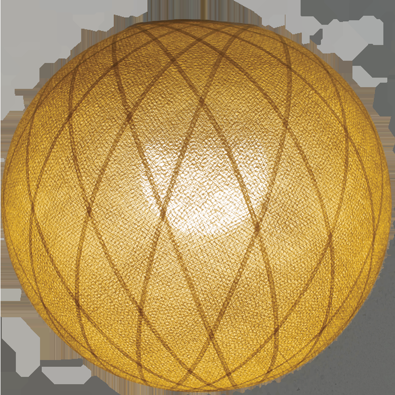 La Case De Cousin Paul Globe Art Déco Moutarde