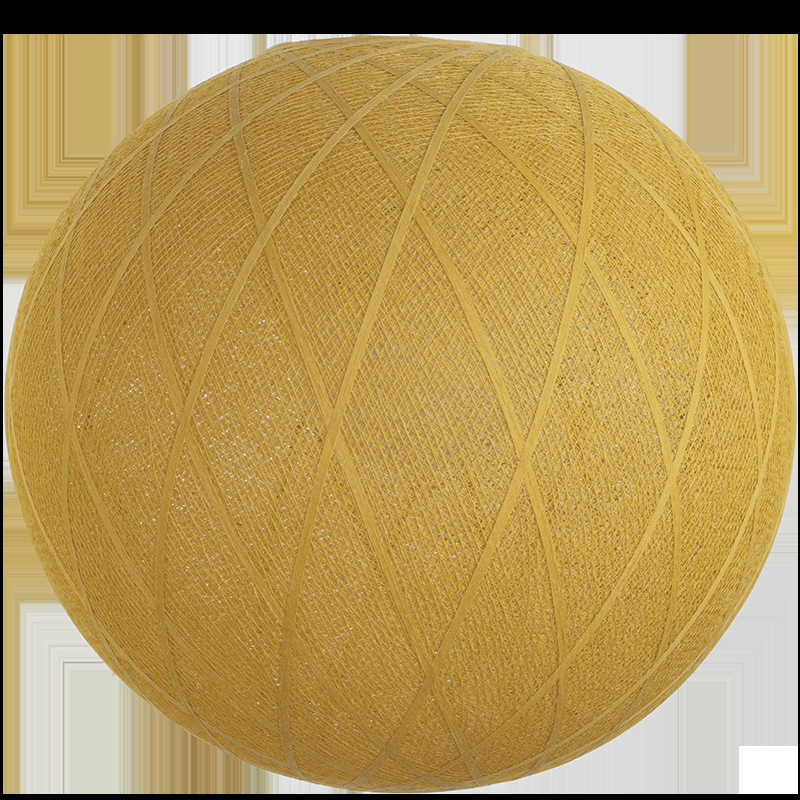 La Case De Cousin Paul Globe Art Déco Moutarde