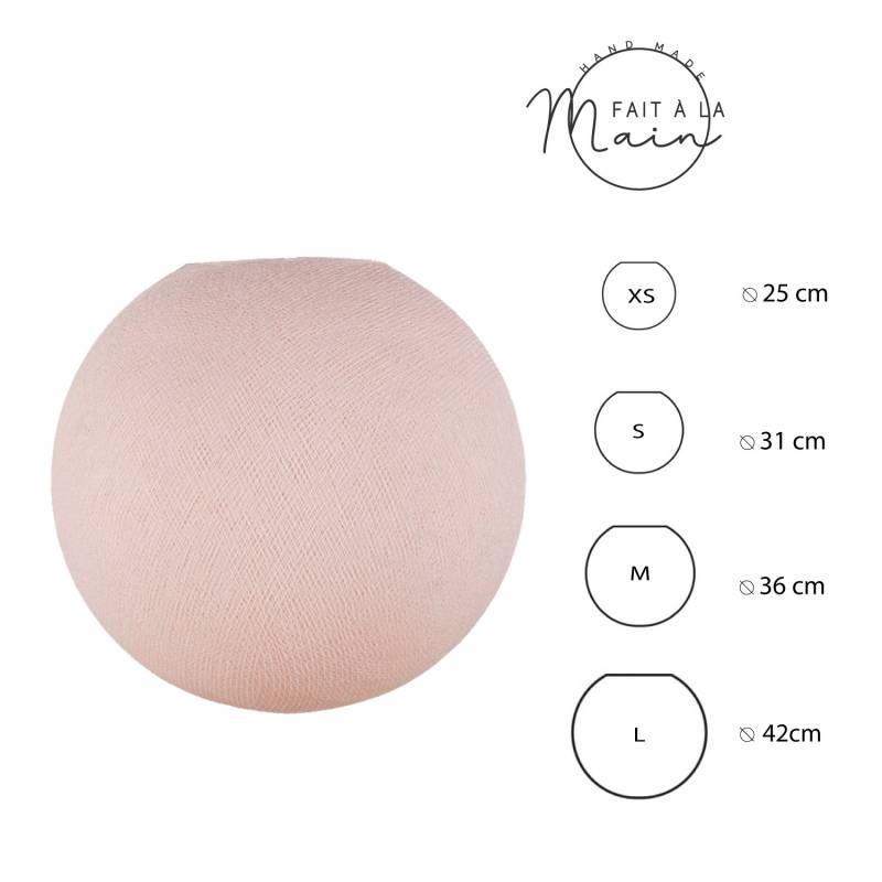 La Case De Cousin Paul Globe Rose Poudré