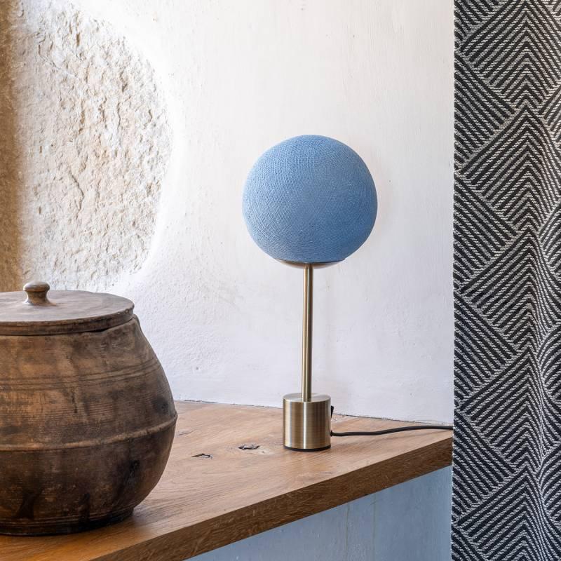 La Case De Cousin Paul Lampe APAPA Laiton - Denim
