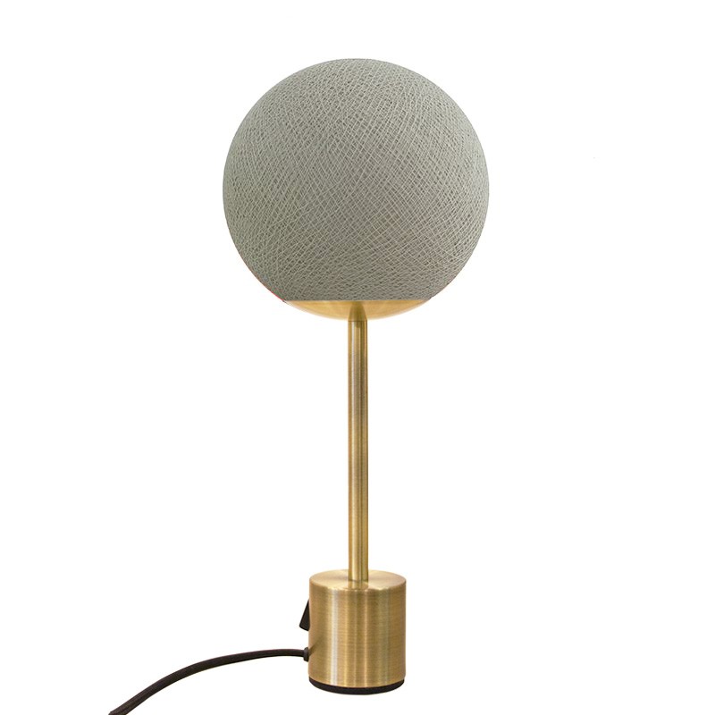 la case de cousin paul Lampe APAPA laiton - Grège