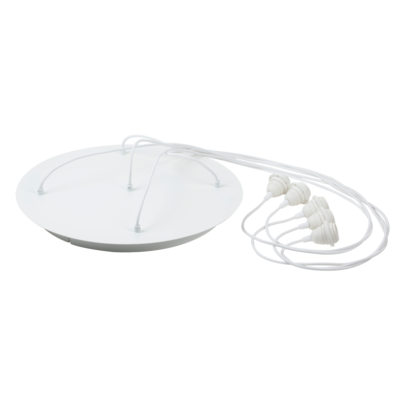 La Case De Cousin Paul Plafonnier 5 Blanc Mat