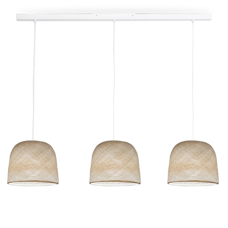 La Case De Cousin Paul Rail Blanc 3 Cloches écru