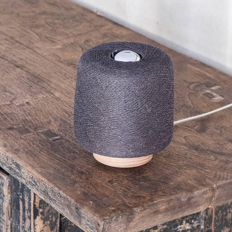 La Case De Cousin Paul Lampe à Poser Madison Anthracite - Upcycling