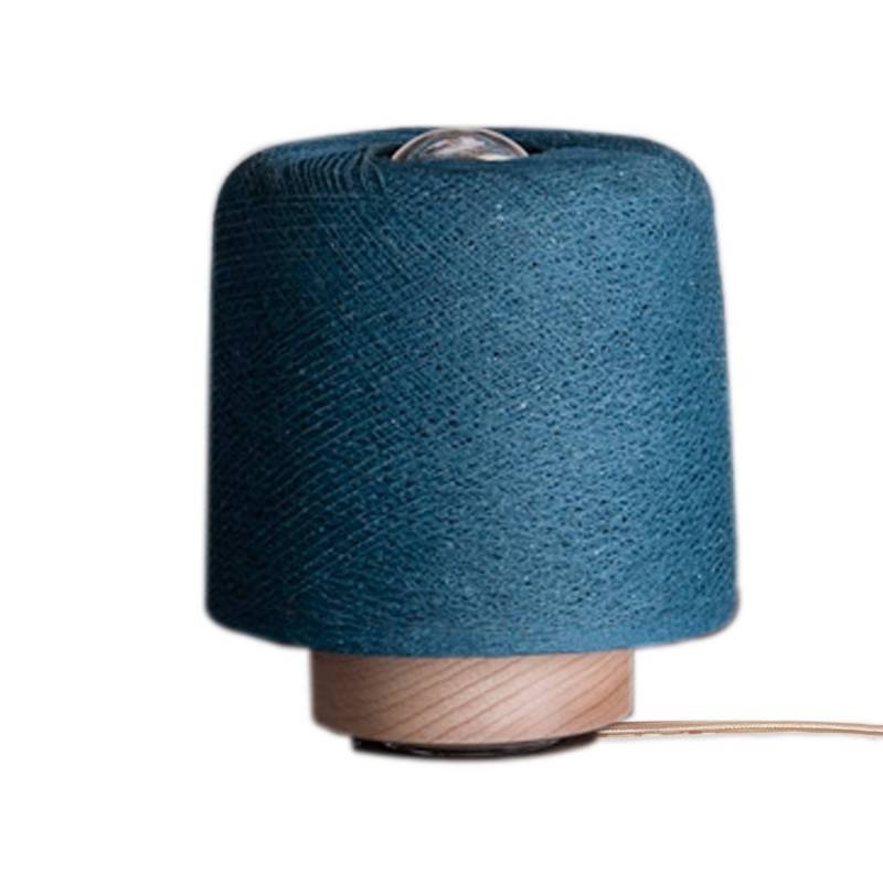 la case de cousin paul Lampe à poser Madison Bleu Paon