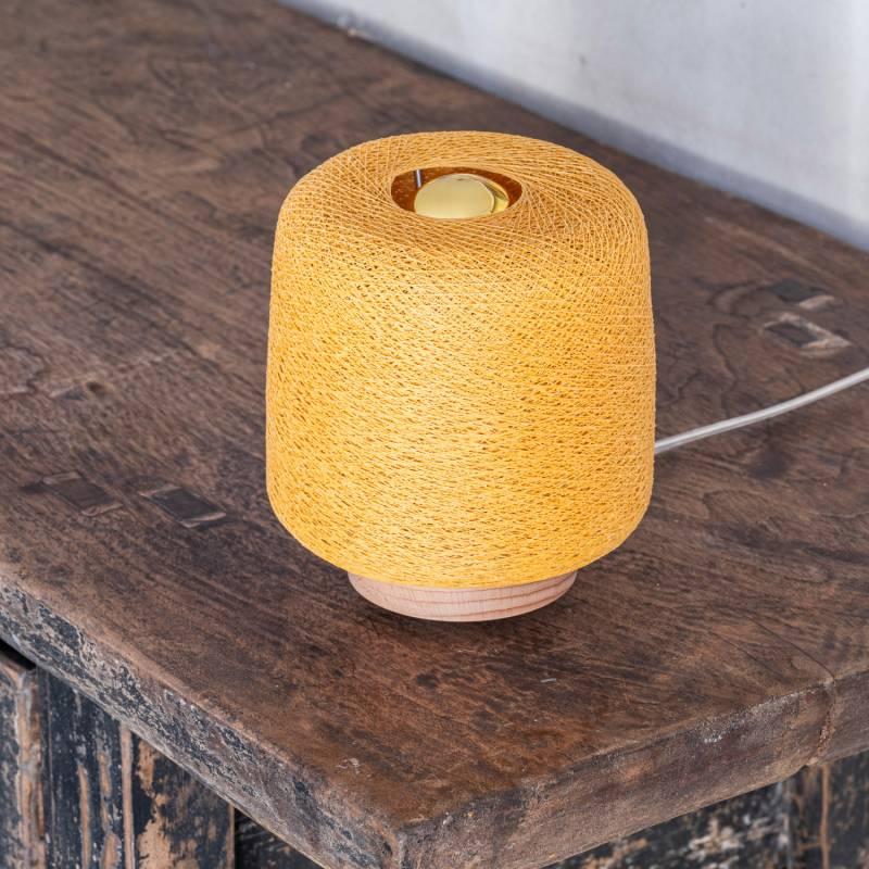 La Case De Cousin Paul Lampe à Poser Madison Camel - Upcycling