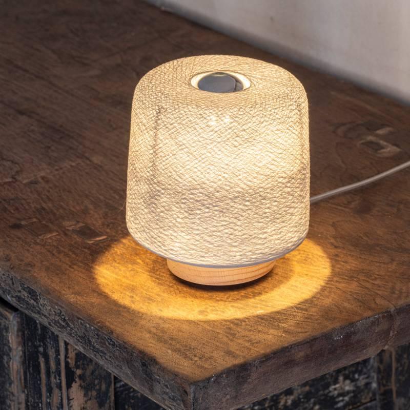 La Case De Cousin Paul Lampe à Poser Madison Perle - Upcycling