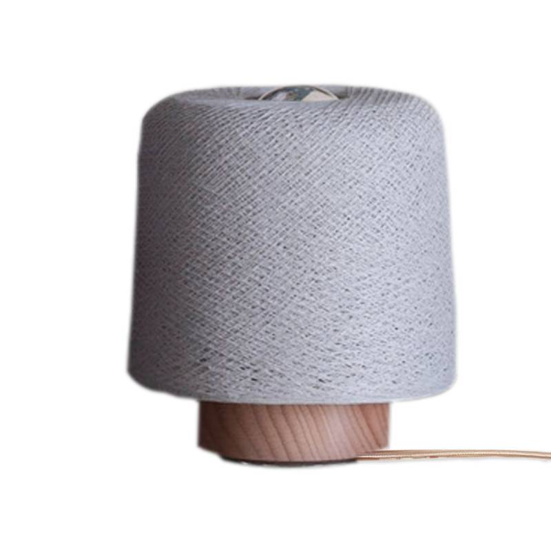 la case de cousin paul Lampe à poser Madison Perle - Upcycling