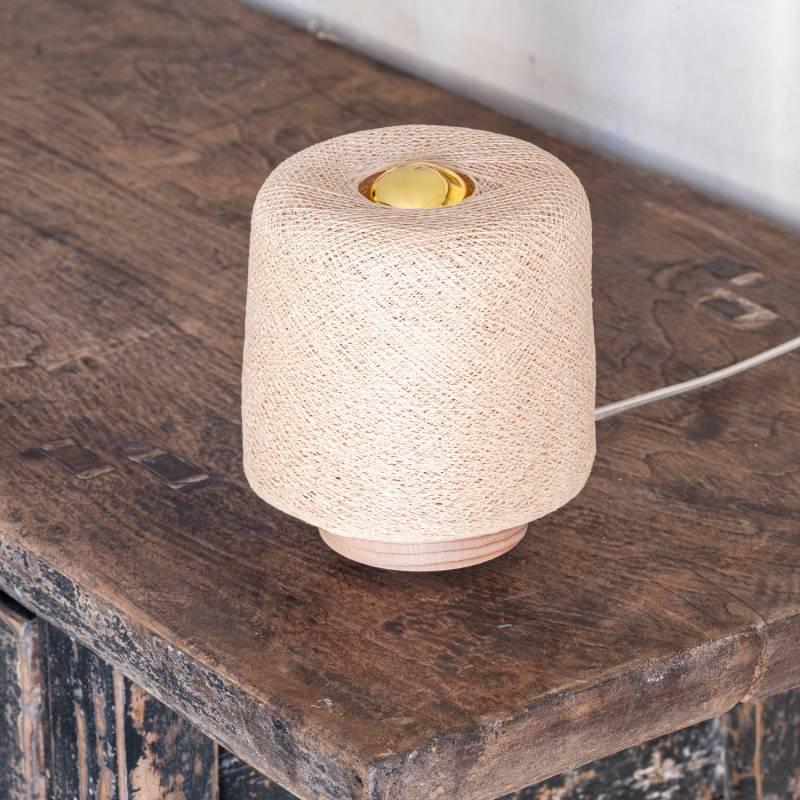 La Case De Cousin Paul Lampe à Poser Madison Sable - Upcycling