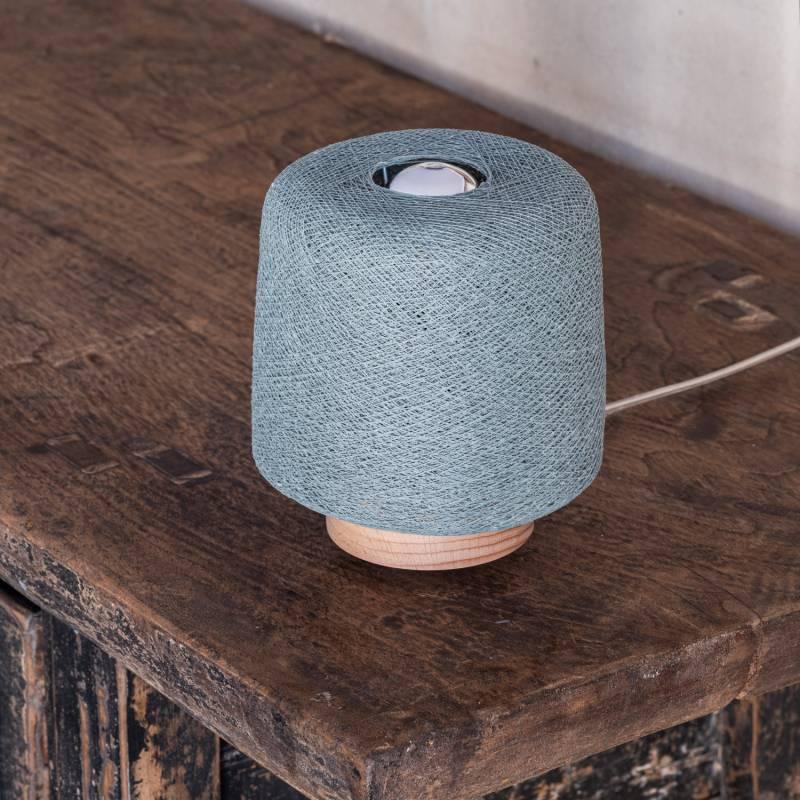 La Case De Cousin Paul Lampe à Poser Madison Vert De Gris - Upcycling