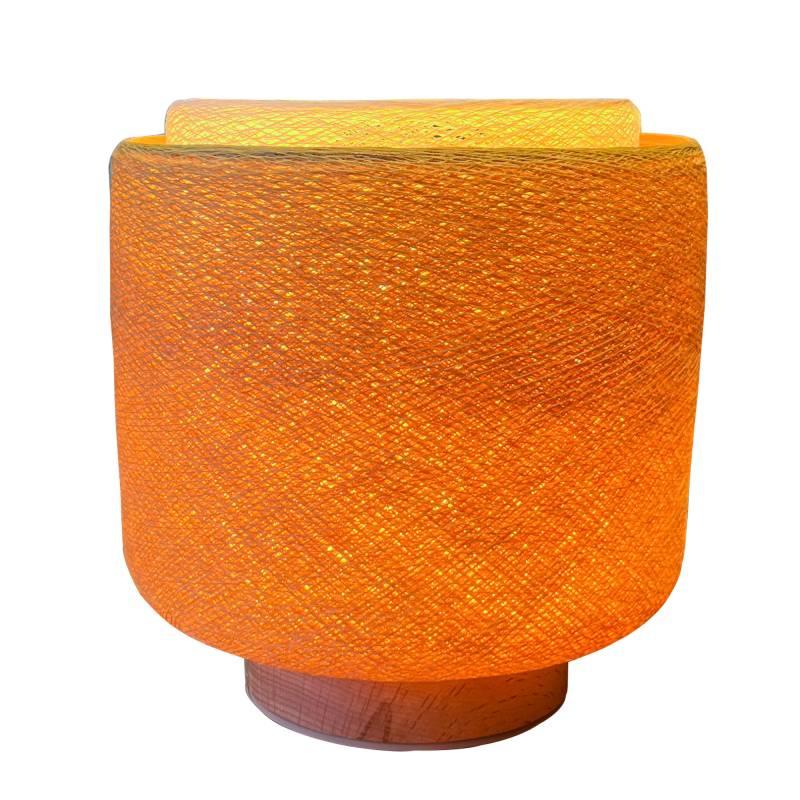 La Case De Cousin Paul Lampe à Poser Tulipe Aimantée - Camel Et écru