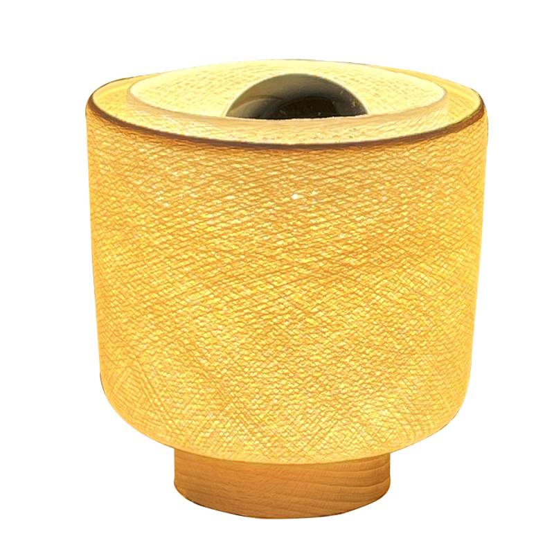 La Case De Cousin Paul Lampe à Poser Tulipe - écru Et Blanc