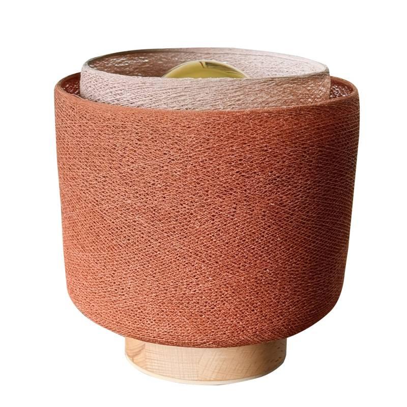 la case de cousin paul Lampe à poser Tulipe - havane et nude