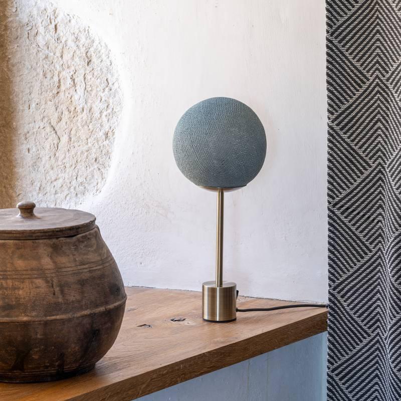 La Case De Cousin Paul Lampe APAPA Laiton - Vert De Gris