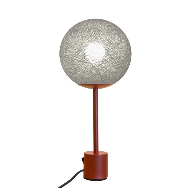 La Case De Cousin Paul Lampe APAPA Terracotta - Grège