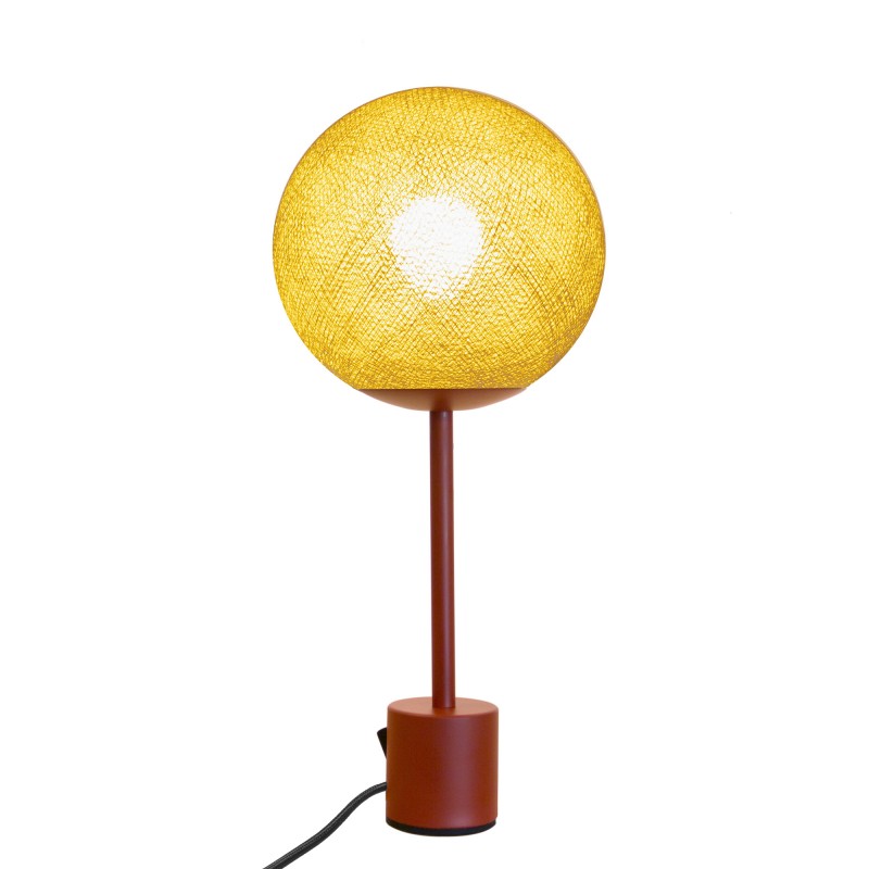 La Case De Cousin Paul Lampe APAPA Terracotta - Moutarde