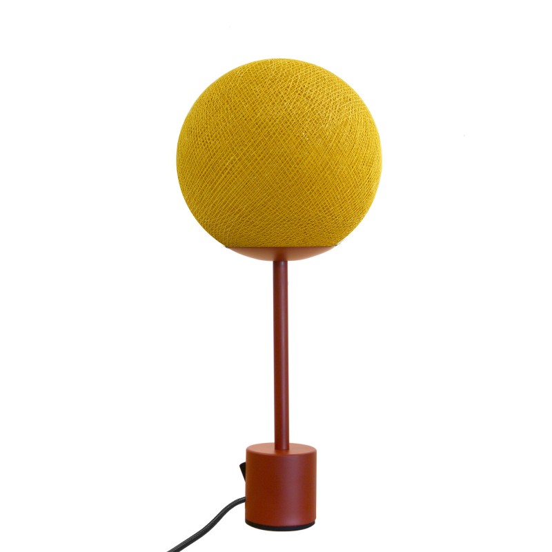 la case de cousin paul Lampe APAPA terracotta - Moutarde