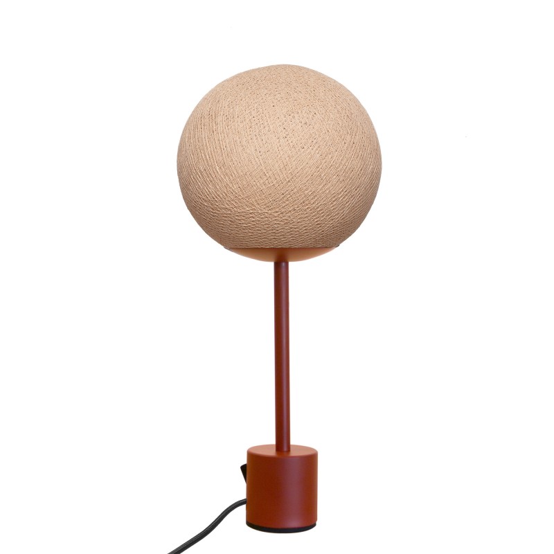 la case de cousin paul Lampe APAPA terracotta- Sable