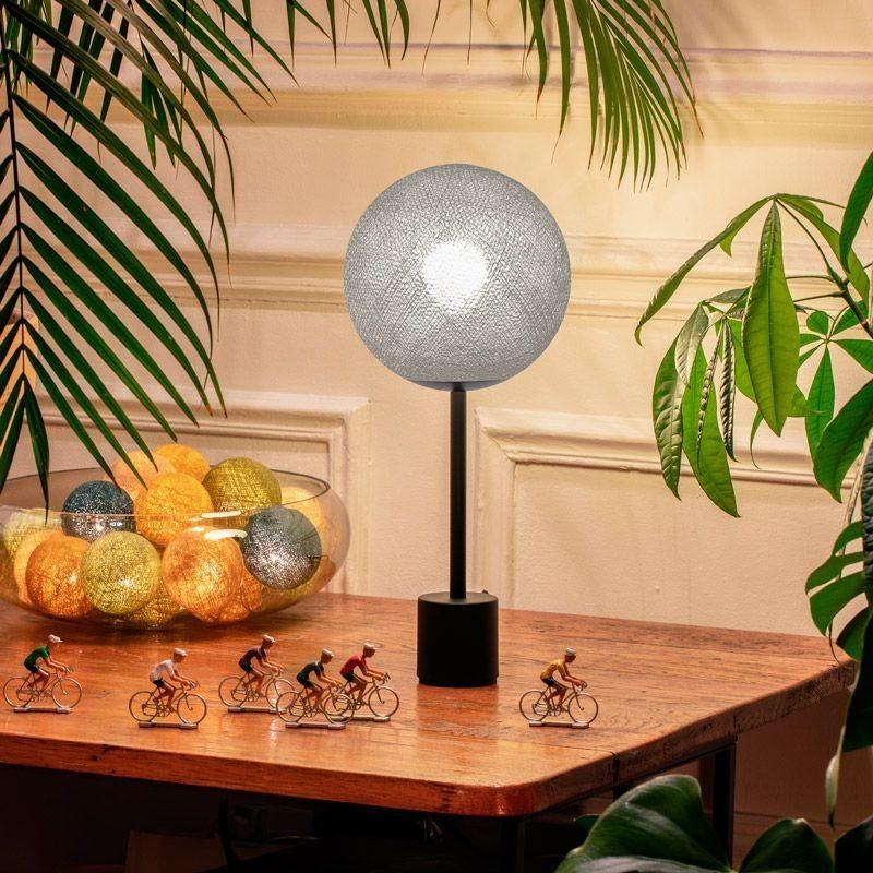 La Case De Cousin Paul Lampe Boule Design Lampe APAPA Grège