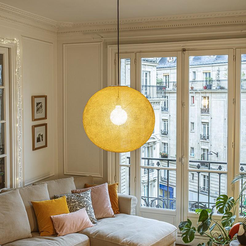 La Case De Cousin Paul Luminaire Boule Globe Light XL Tabac Ø 50cm