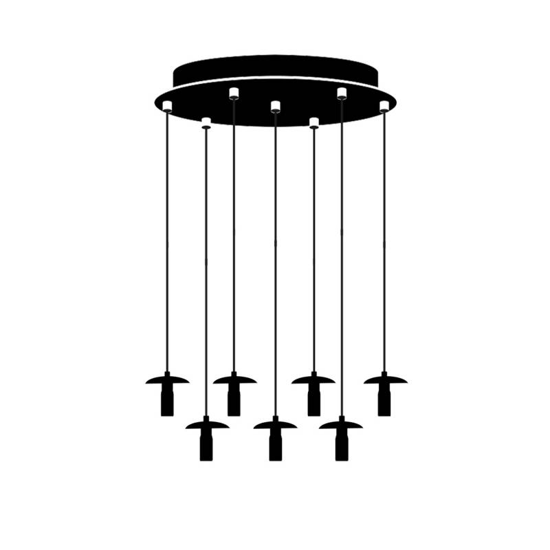 la case de cousin paul Plafonnier 7 Apapa blanc mat