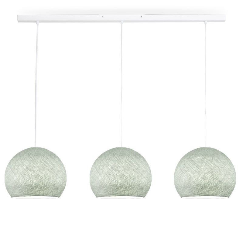 La Case De Cousin Paul Rail Blanc 3 Coupoles S Gris Perle