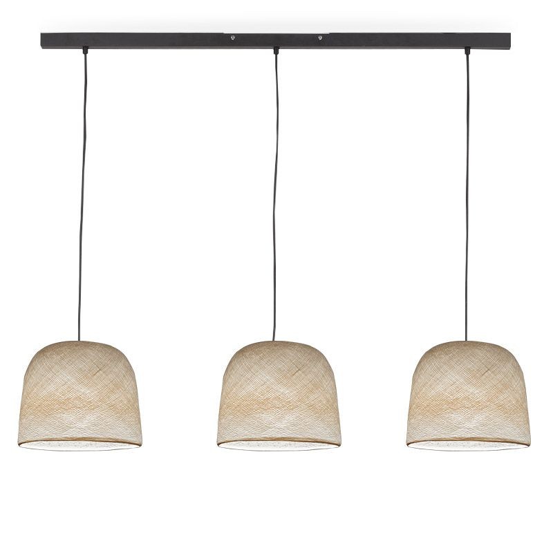 La Case De Cousin Paul Rail Gris Anthracite 3 Cloches écru