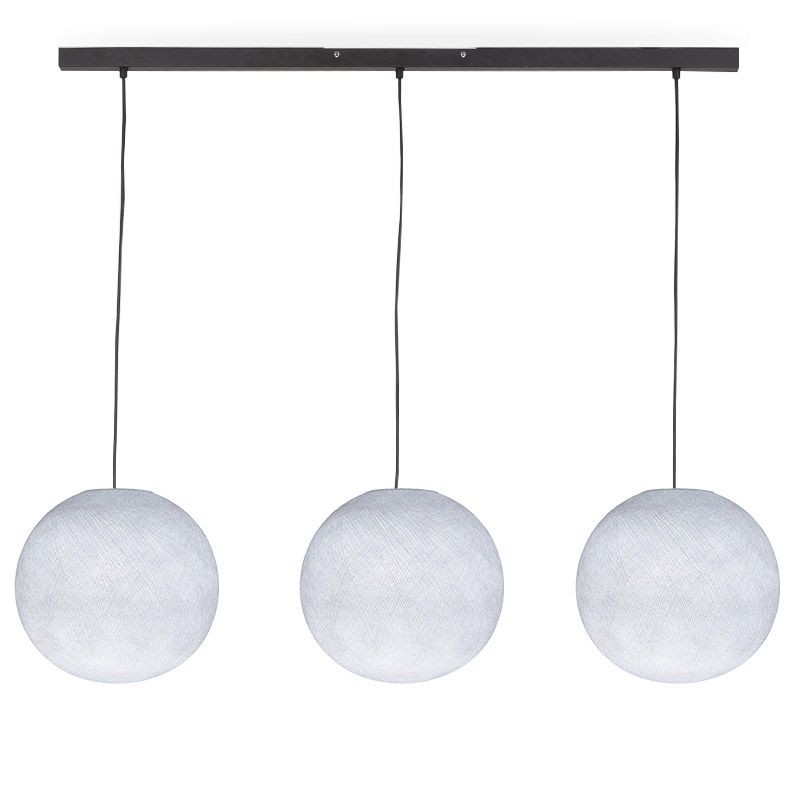 La Case De Cousin Paul Rail Gris Anthracite 3 Globes S Blanc