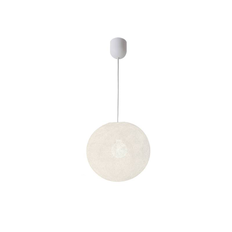 La Case De Cousin Paul Suspension Globe Light ø30cm Blanc