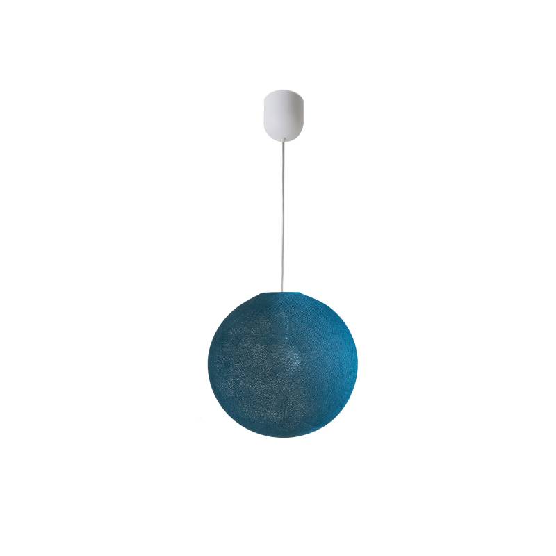 la case de cousin paul Suspension globe Light ø30cm Bleu Paon