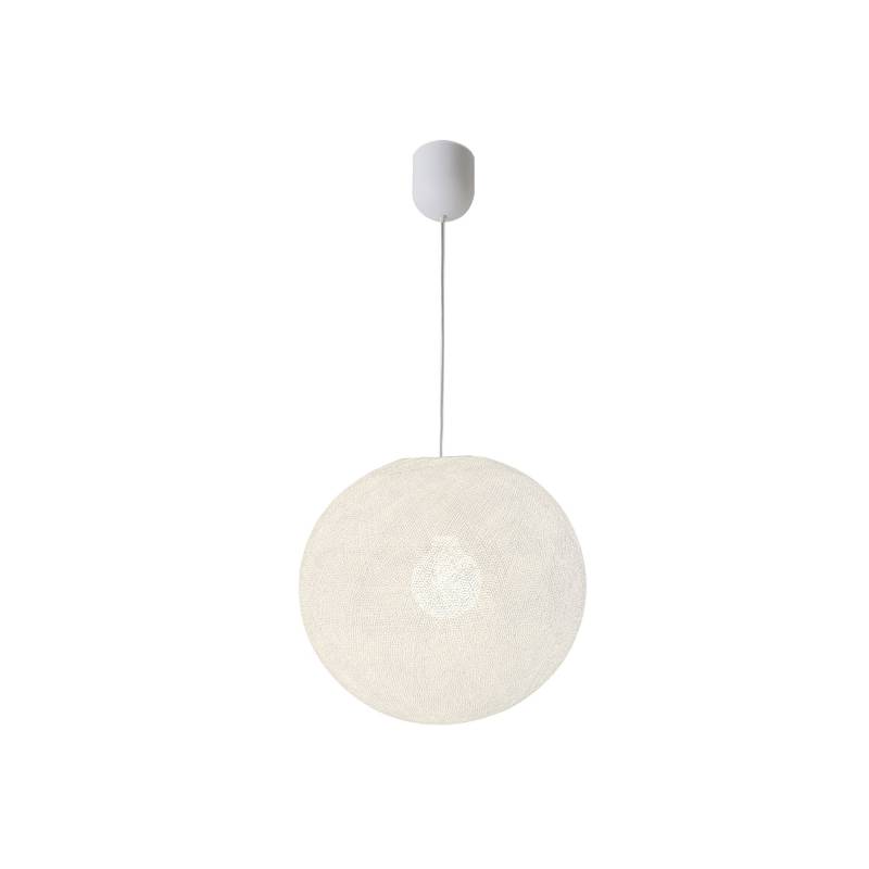 La Case De Cousin Paul Suspension Globe Light ø36cm Blanc