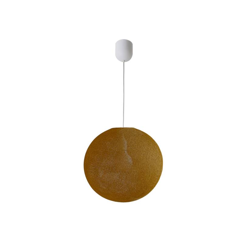 la case de cousin paul Suspension globe Light ø36cm tabac