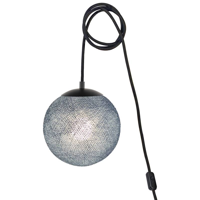 La Case De Cousin Paul Suspension Nomade Apapa - Denim - Interrupteur Côté Prise