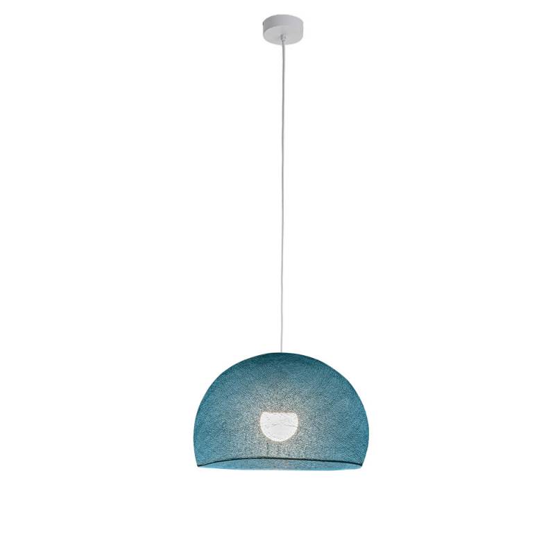 La Case De Cousin Paul Suspension Simple Coupole 38 Bleu Paon