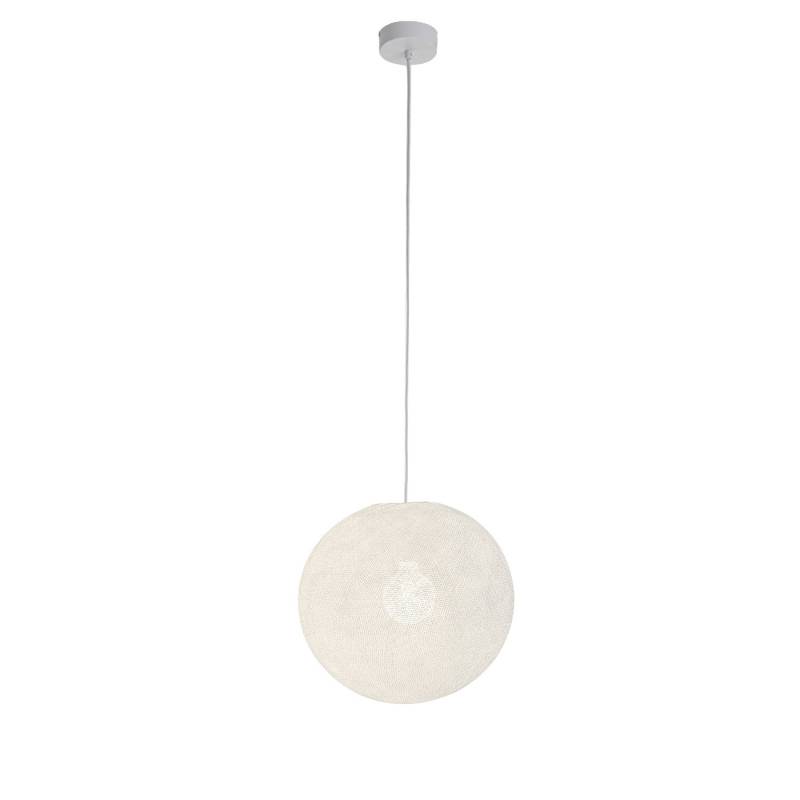 La Case De Cousin Paul Suspension Simple Globe 31 Blanc