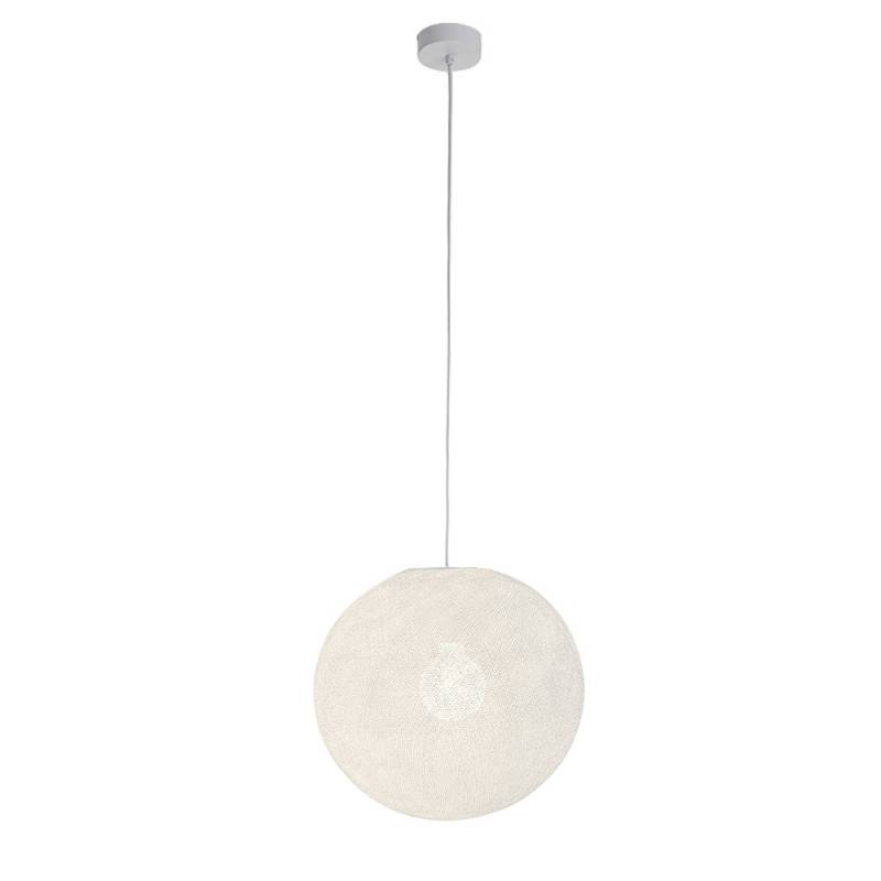La Case De Cousin Paul Suspension Simple Globe 38 Blanc