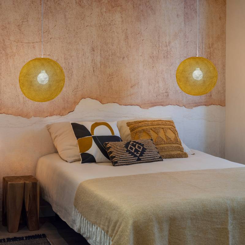 La Case De Cousin Paul Suspension Simple Globe 38 Camel