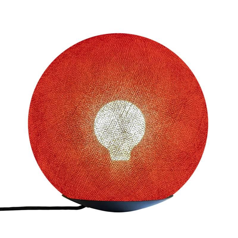 La Case De Cousin Paul Tango Lampe à Poser Magnétique Avec Globe Rouge 25cm