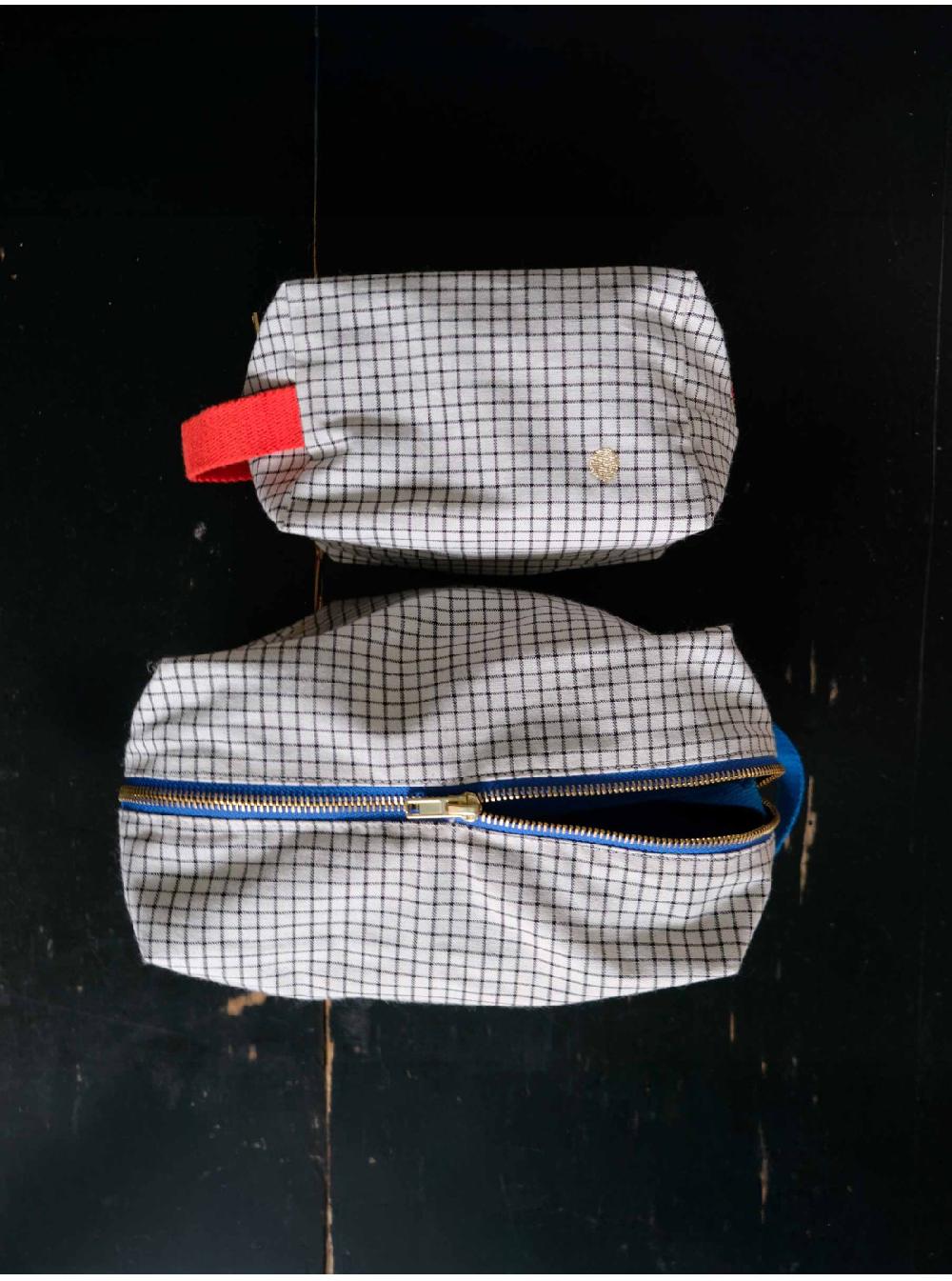La Cerise Sur Le Gâteaux Grande Trousse Cube 100% Coton Bio