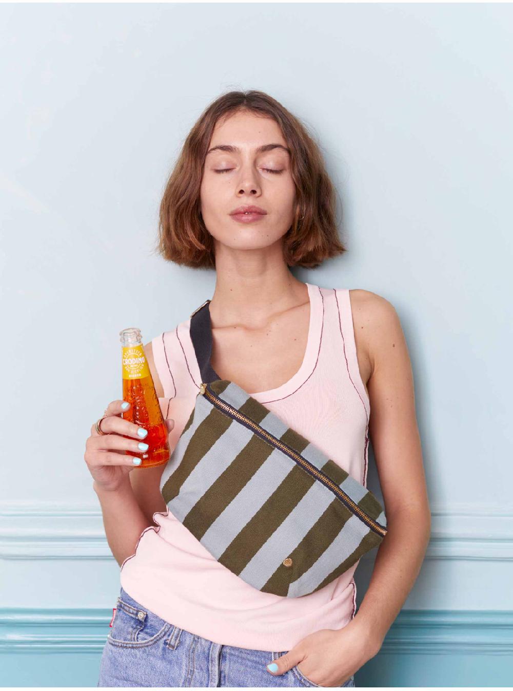 La Cerise Sur Le Gâteaux Sac Banane 100% Coton Bio