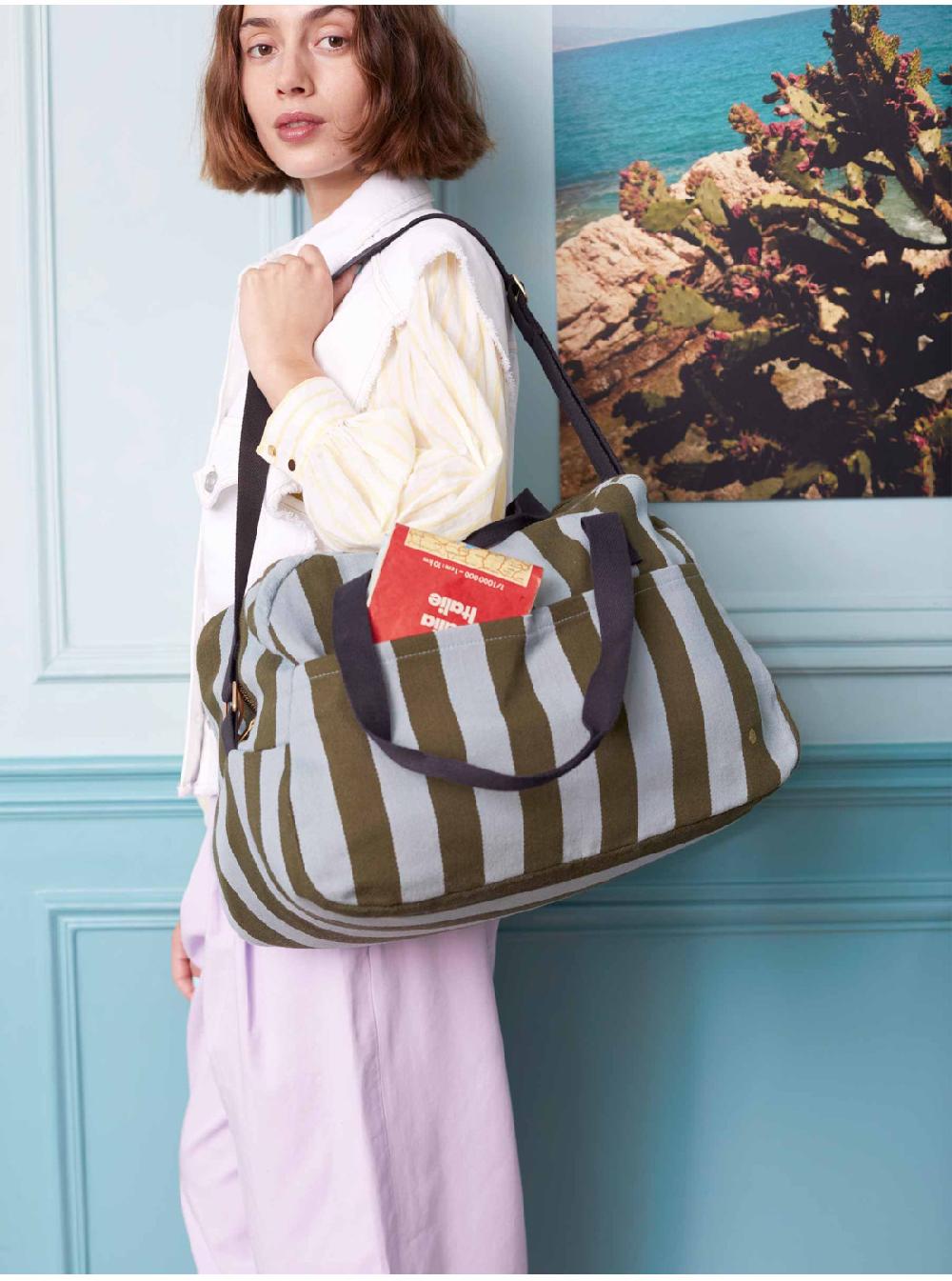 La Cerise Sur Le Gâteaux Sac Voyage 100% Coton Bio