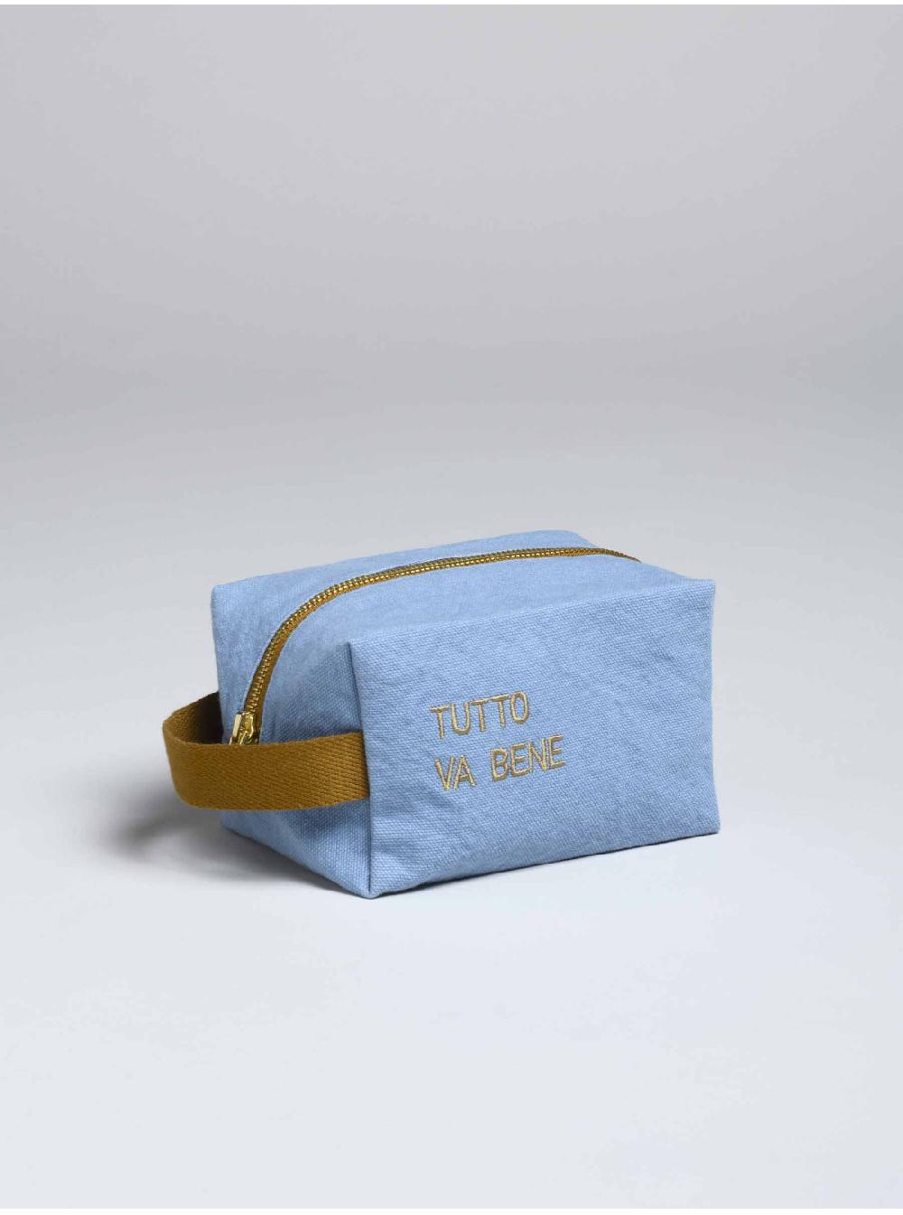 la cerise sur le gâteaux Petite trousse cube 100% coton bio