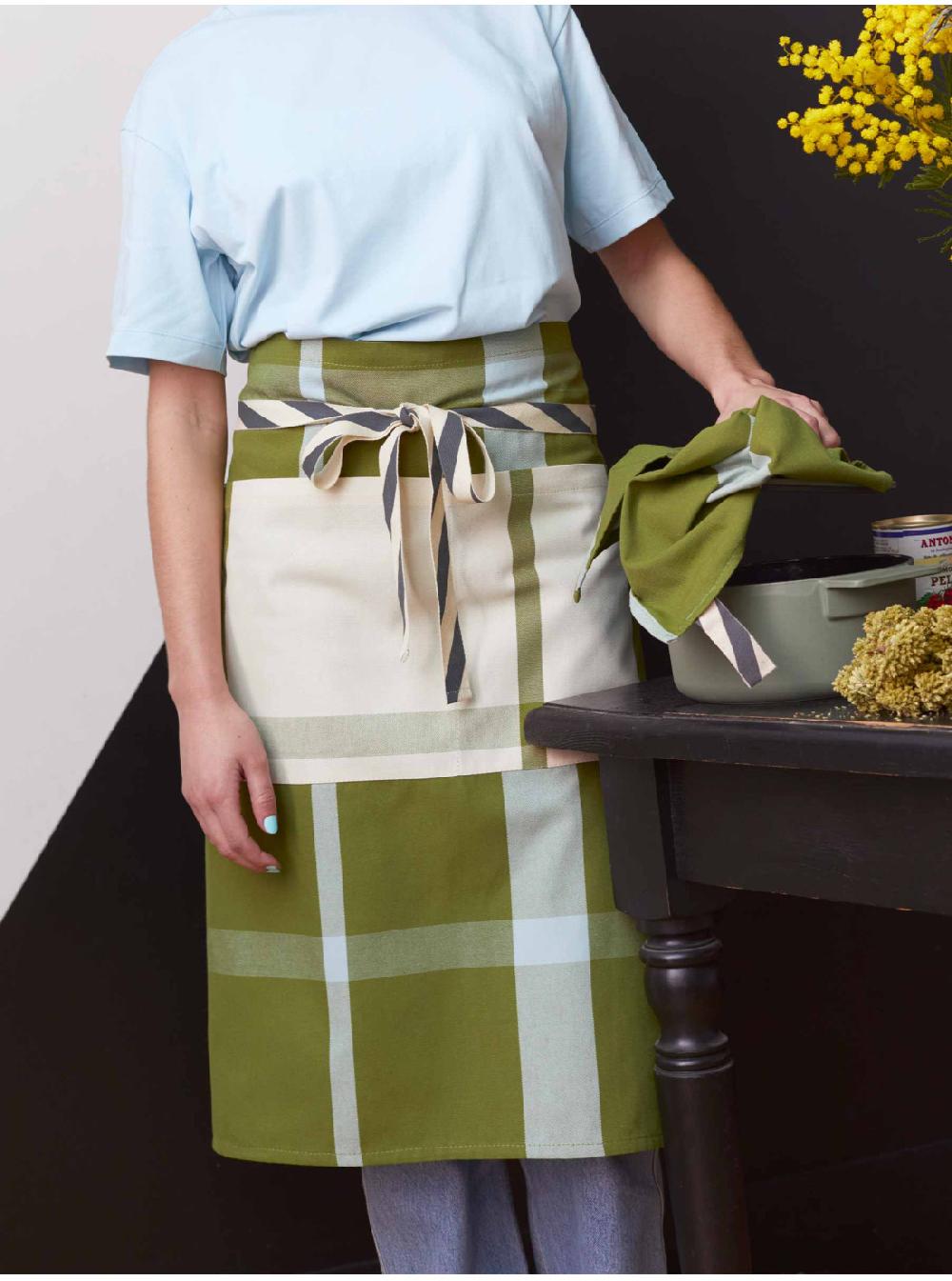 La Cerise Sur Le Gâteaux Tablier Bistrot La Nonna 100% Coton Bio