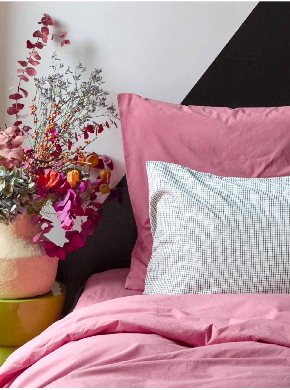 la cerise sur le gâteaux Taie d'oreiller Celeste 100% percale de coton bio