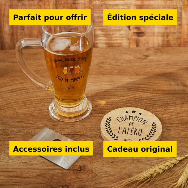 la chaise longue COFFRET BIERE POUR LE CHAMPION DE L'APERO