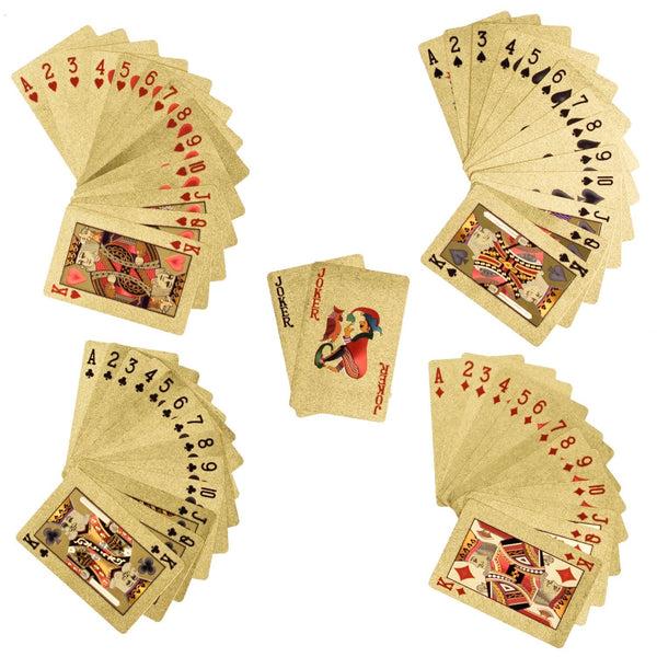 La Chaise Longue COFFRET DE 2 JEUX DE CARTES DOREES