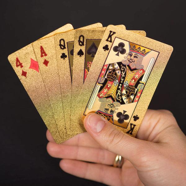 la chaise longue COFFRET DE 2 JEUX DE CARTES DOREES