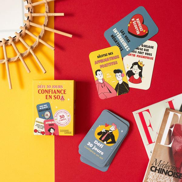 la chaise longue CARTES CHALLENGE CONFIANCE EN SOI