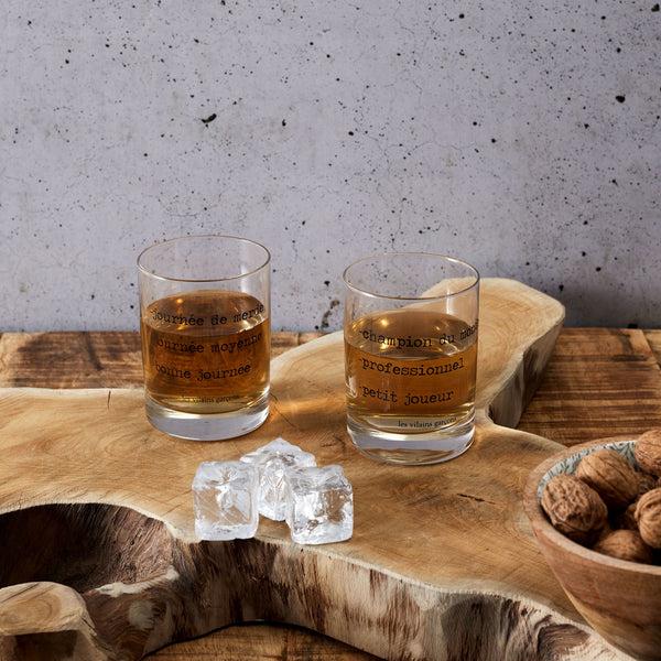 la chaise longue COFFRET DE 2 VERRES A WHISKY