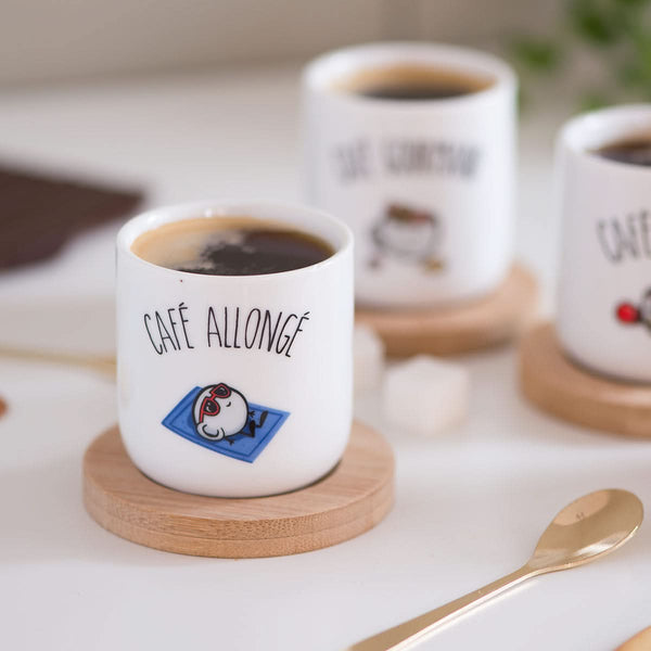 La Chaise Longue COFFRET DE 4 TASSES A CAFE